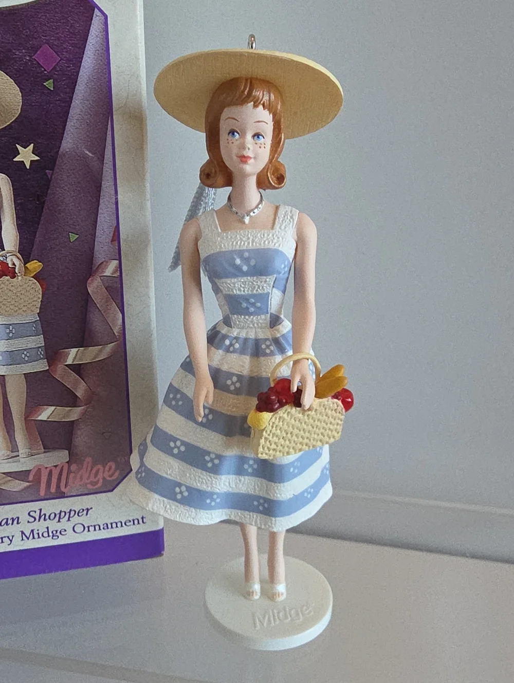 Hallmark Keepsake Barbie's Midge-Suburban Shopper Christmas Ornament
